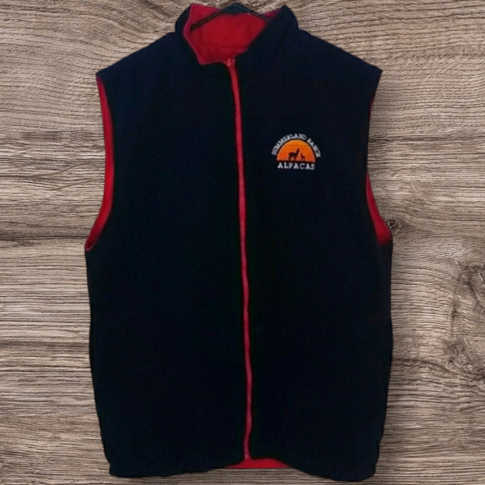MENS HARVARD SQUARE-SIZE MEDIUM-REVERSIBLE VEST